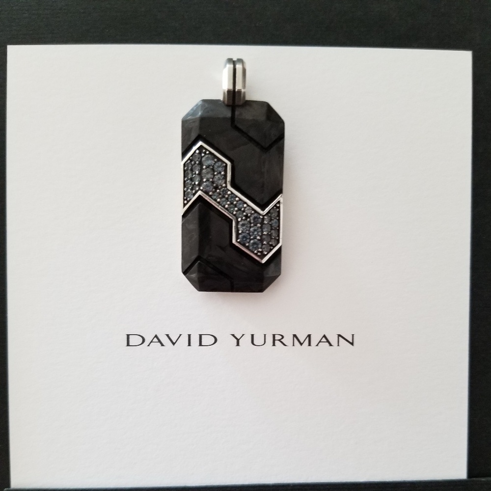 David Yurman Forged Carbon w/ black diamonds